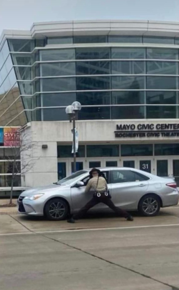 Just an officer doing his job