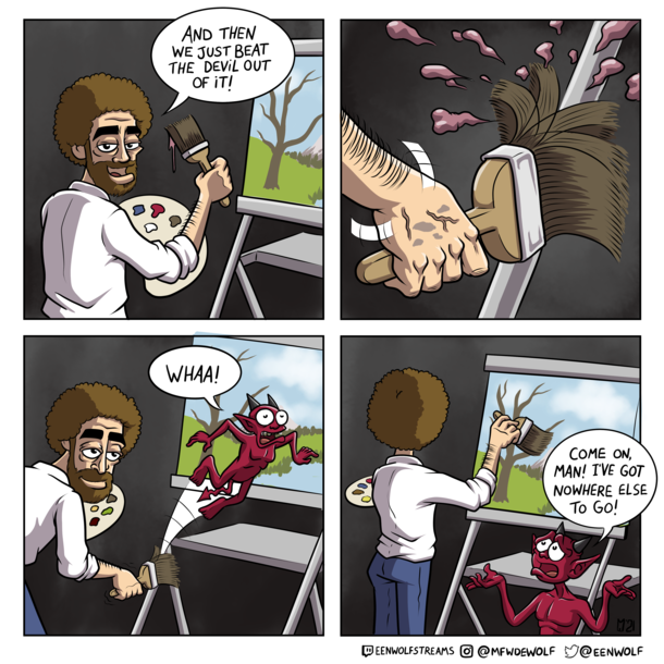 Just beat the devil out of it