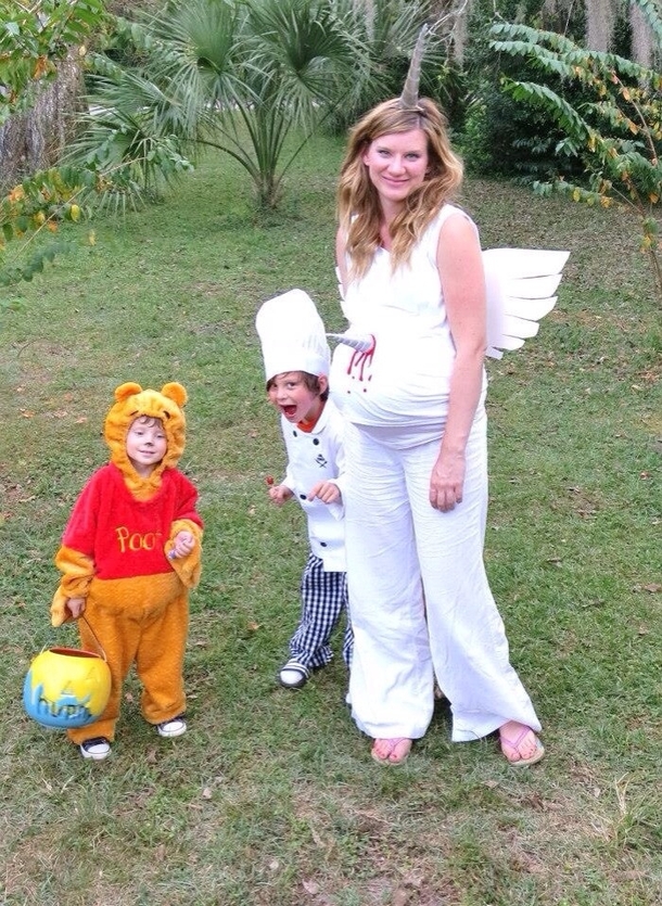 Just because youre not born yet doesnt mean Mom cant dress you up for Halloween