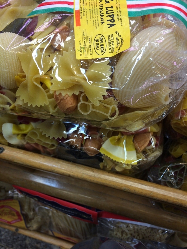 Just buying pasta in Italy