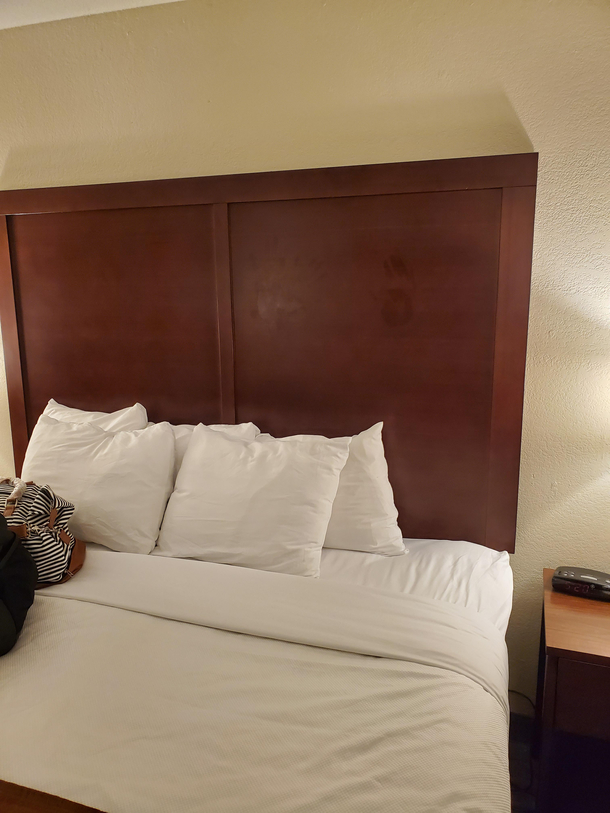 Just checked in to my hotel room Hope I have as much fun as the previous occupants