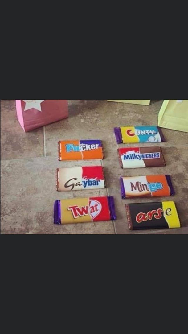 Just combining chocolate bars