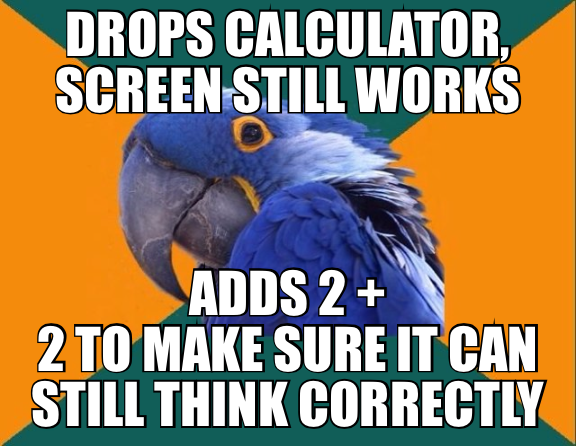 Just did this Hey you can never be too sure