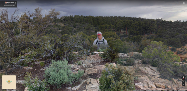 Just exploring the Grand Canyon on Google Maps when