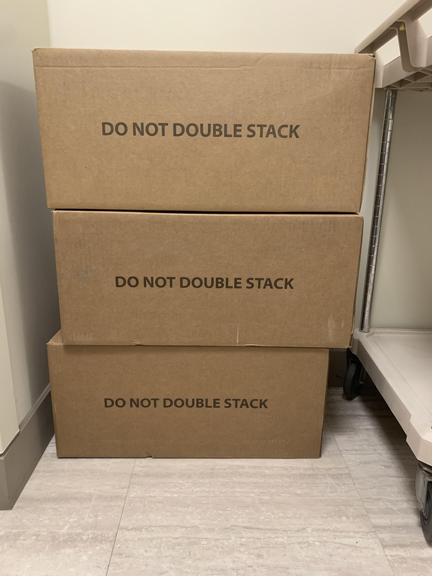 Just following directions