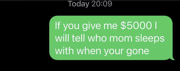 Just found this on my daughters phone to her Dad The answer is her