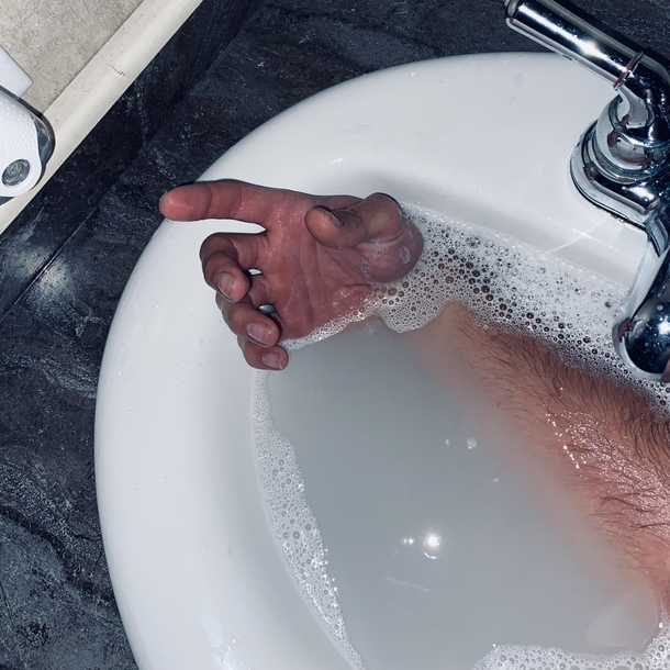 Just got done drawing a bath for my date tonight Ive know her my whole life At first I didnt like her because of how attached she is but she grew on me