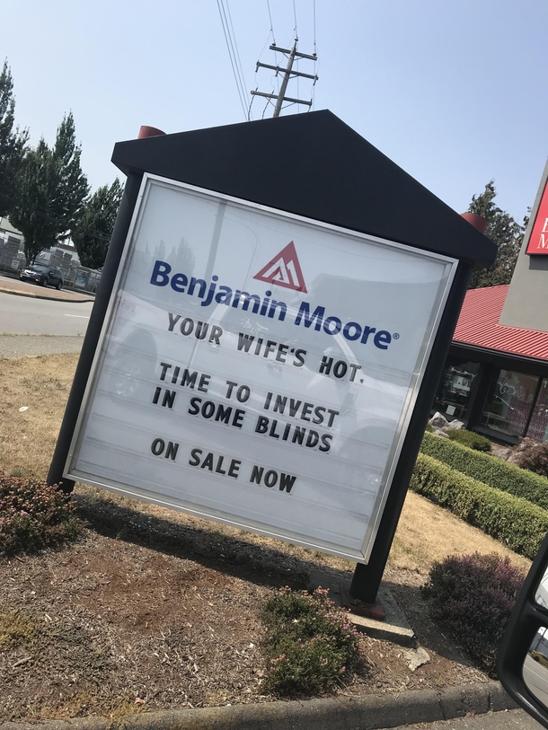 Just got married last weekend guess I need to buy some blinds now 
