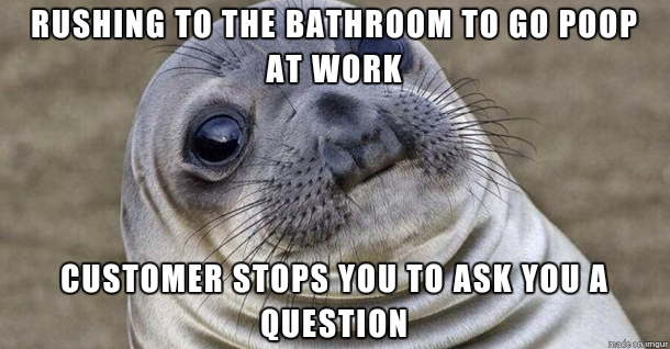 Just had this happen to me at work Its the worst