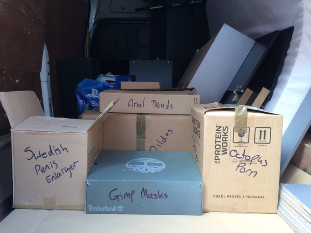 Just helping a friend move