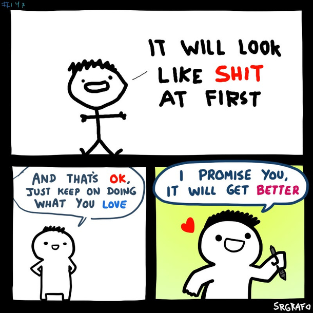 Just keep trying