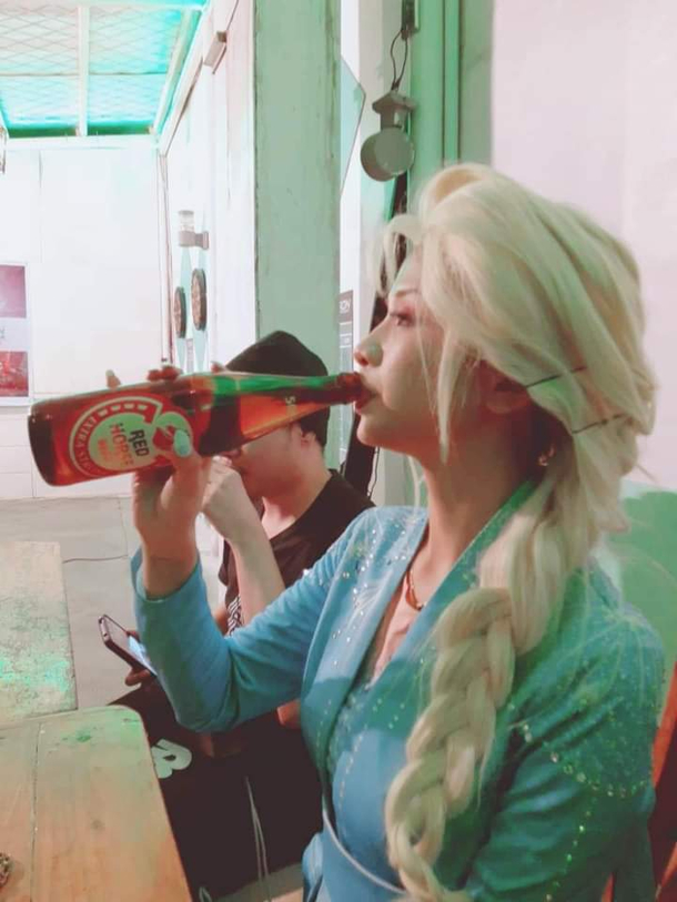 Just let it go Elsa