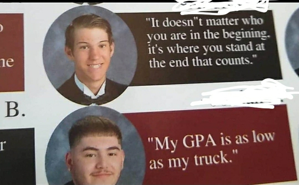 Just looking at my schools seniors quotes