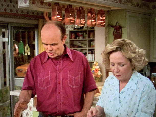 Just noticed today chandeliers in Eriks kitchen in That s Show are actually cheese graters