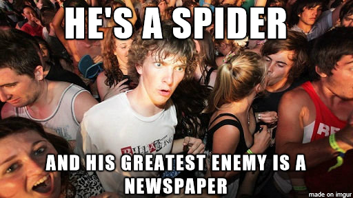 Just realized this about Spider-man How could I be so blind