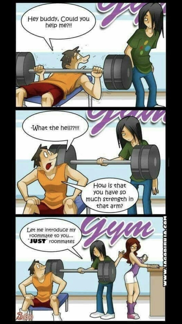Just roommates