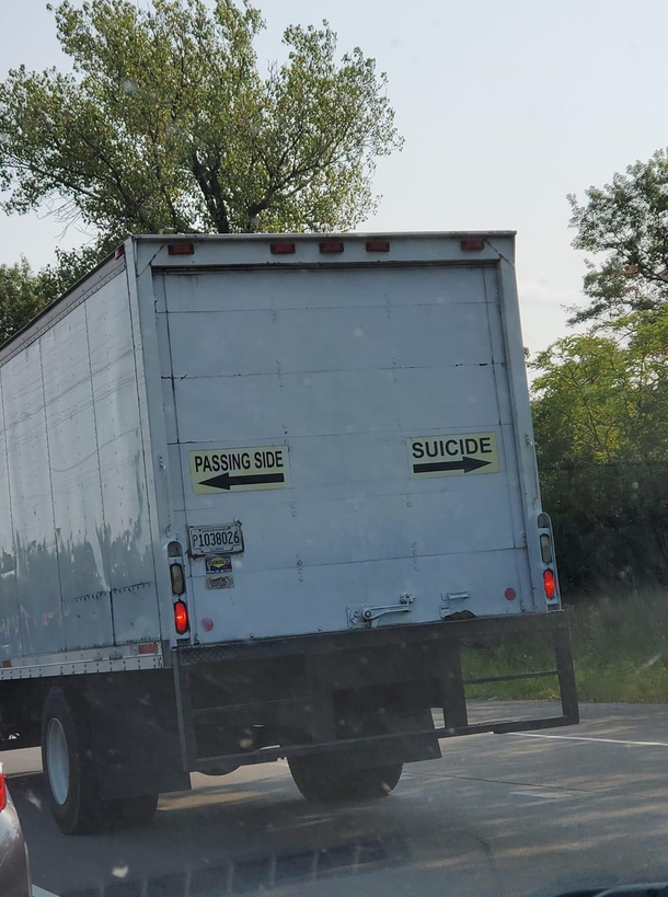 Just saw this on the highway Nice sticker Good point