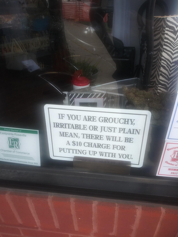 Just saw this wonderful sign
