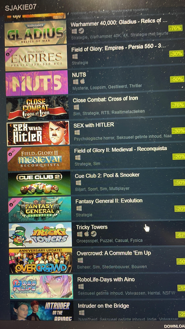 Just scrolling through the steam discounts 
