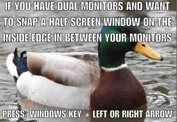 Just showed this Microsoft Windows tiptrick to some co-workers amp they had no idea it existed amp thought it was very helpful so I figured I would share it with Reddit