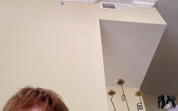 Just Skyping with grandma