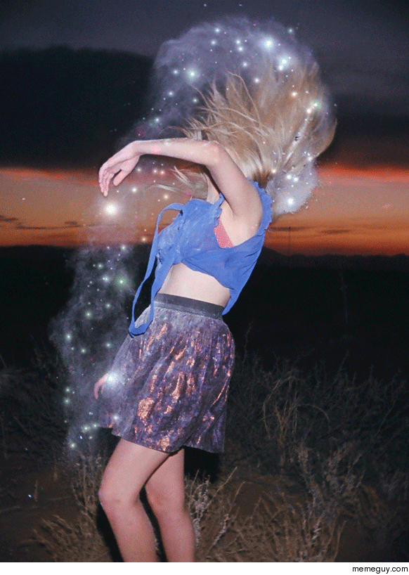 Just sparkling away