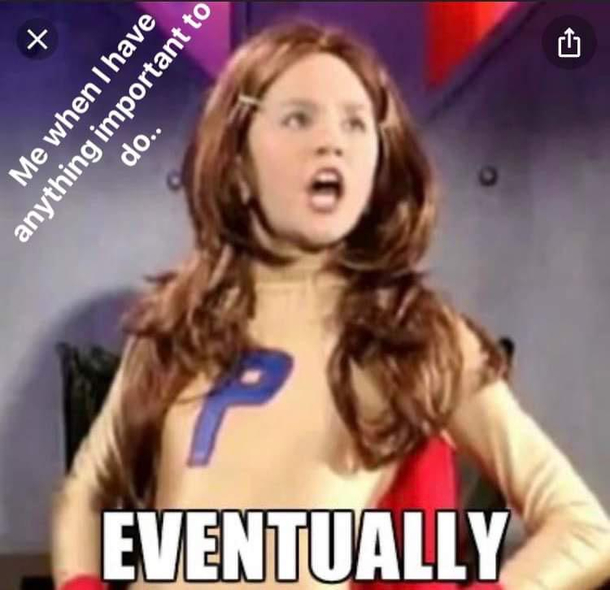 Just thought about the Amanda show today s kids will remember Lol this was a funny skit The procrastinator super hero This one and the hit you in the head with ____ fish etc etc were the best And blockblister haha This show needs to come back