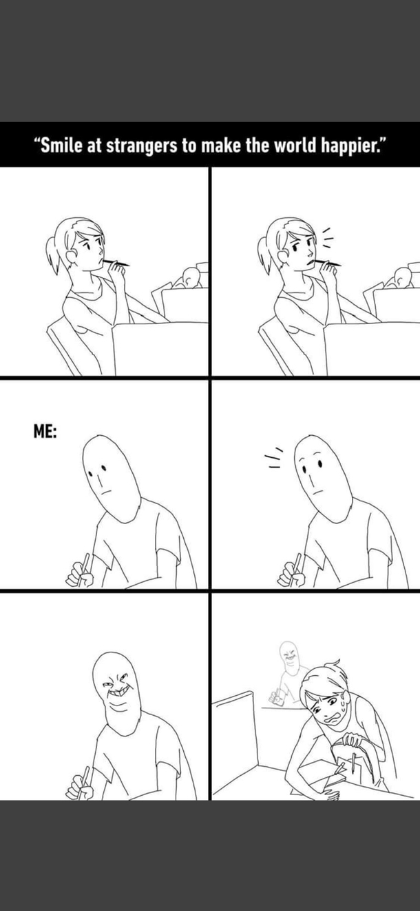 Just trying to be friendly