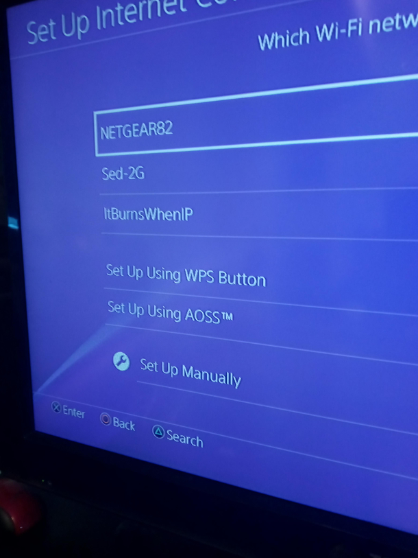 Just tryna set up the internet