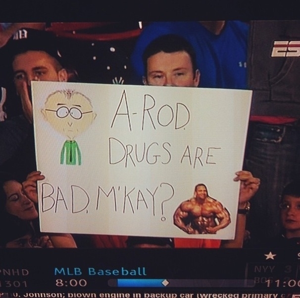 Just watching the Yankees when all of the sudden