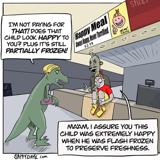 K-Rex has a monster hunger