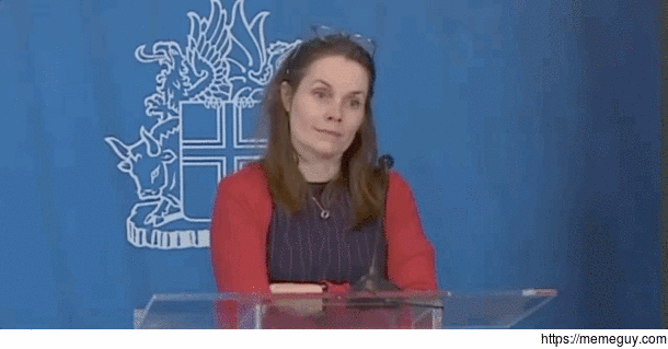 Katrn Jakobsdttir the Prime Minister of Iceland has an amazingly expressive face