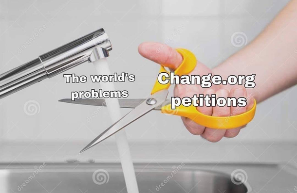 Keep signing those petitions