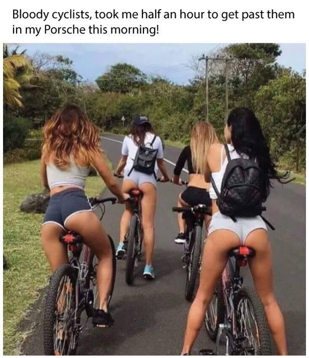Keep those cyclists on the road