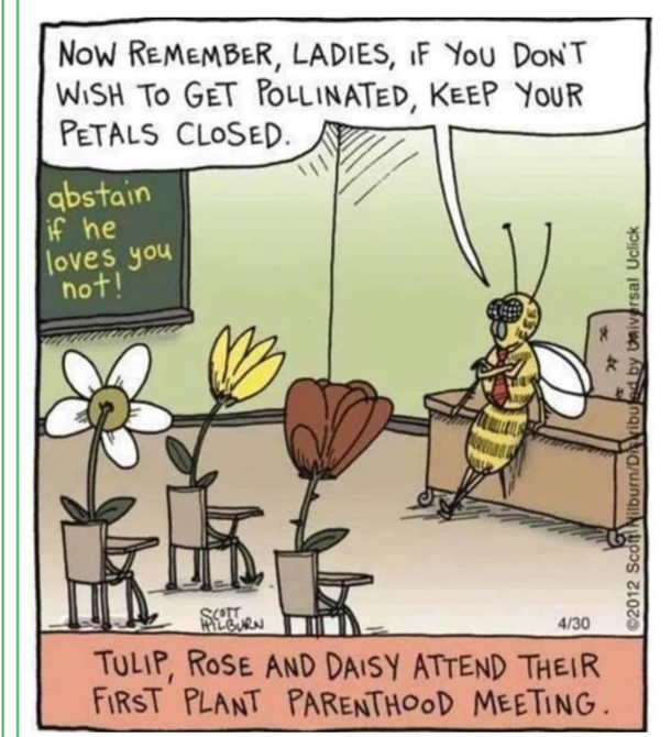 Keep ya petals closed
