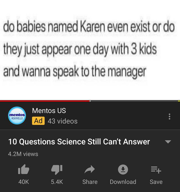 Keeps ya thinking