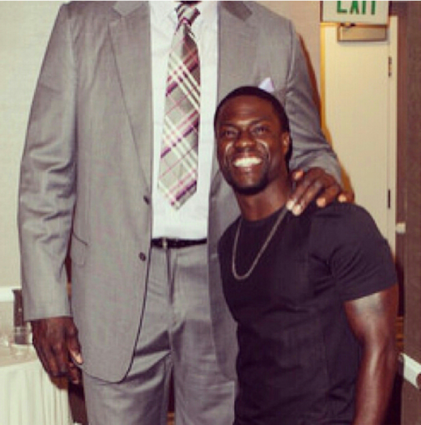 Kevin Hart just posted this photo of him and Shaq