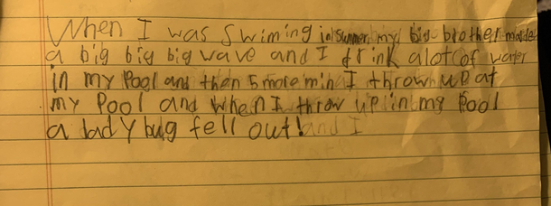Kids are so weird 