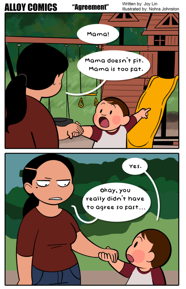 Kids can be so brutally honest