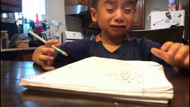 Kids from  studying what happened in 