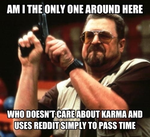 Kind of hypocritical to post this but after seeing everyone obsessing about Karma