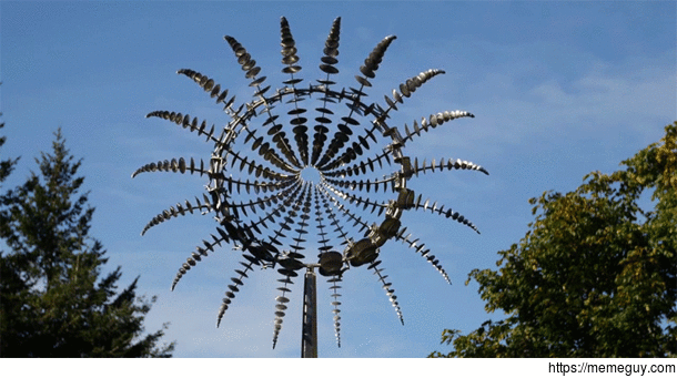 kinetic wind sculpture