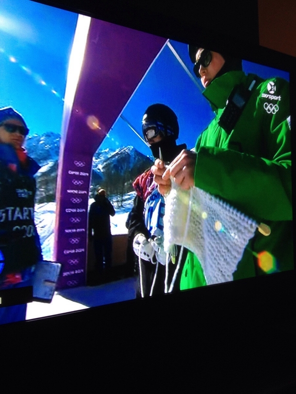 Knitting at the Winter Olympics