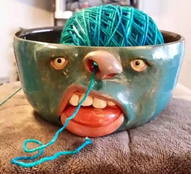 Knitting bowl