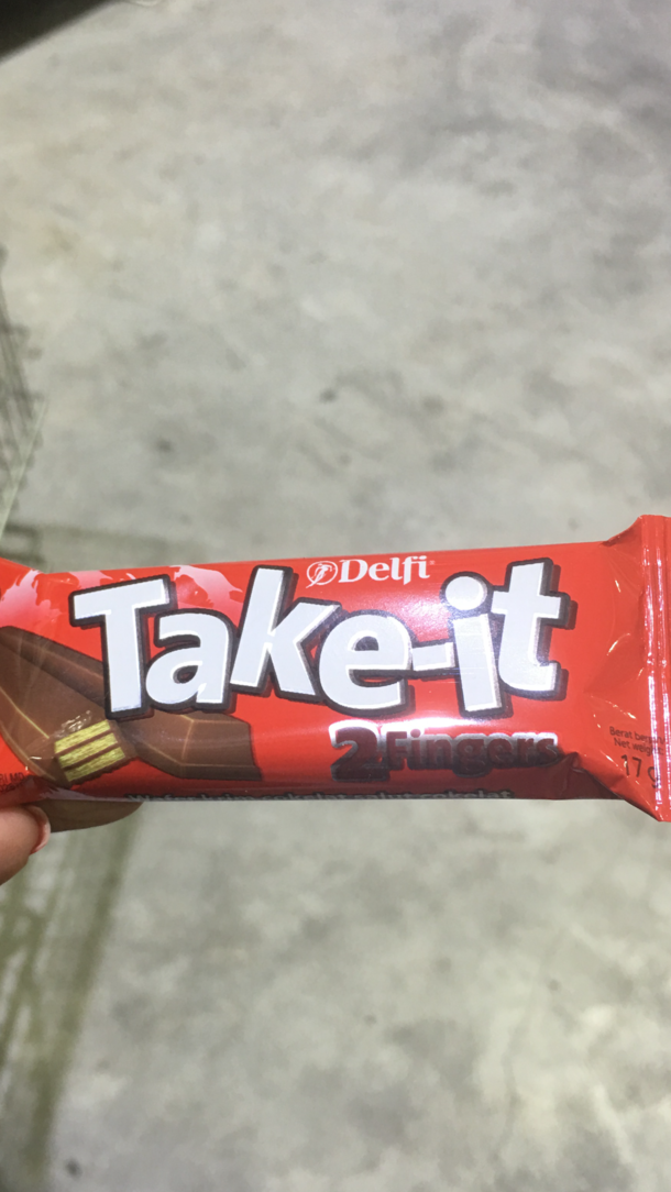 Knock-off kitkat really wants to be inside you