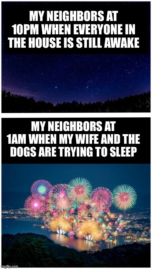 Ladies and gentlemen allow me to introduce my neighbors