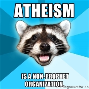 Lame Pun Coon on Atheism