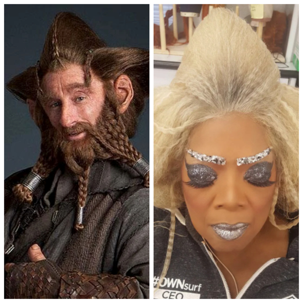 Last night we decided to watch a Wrinkle in Time and halfway in it occurred to me it was a who wore it better