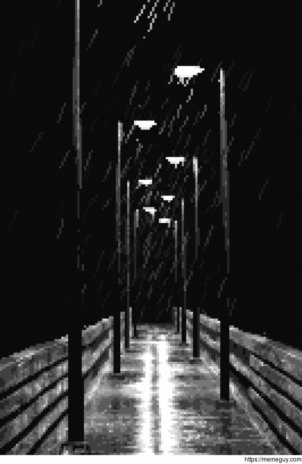 Late evening rain