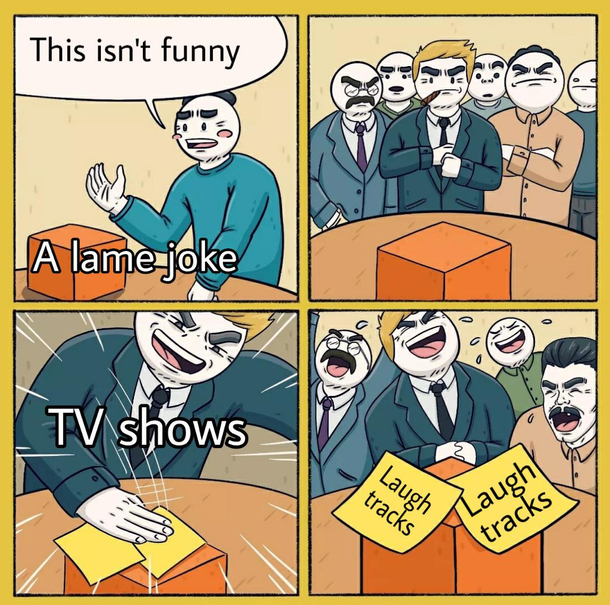 Laugh tracks are lame